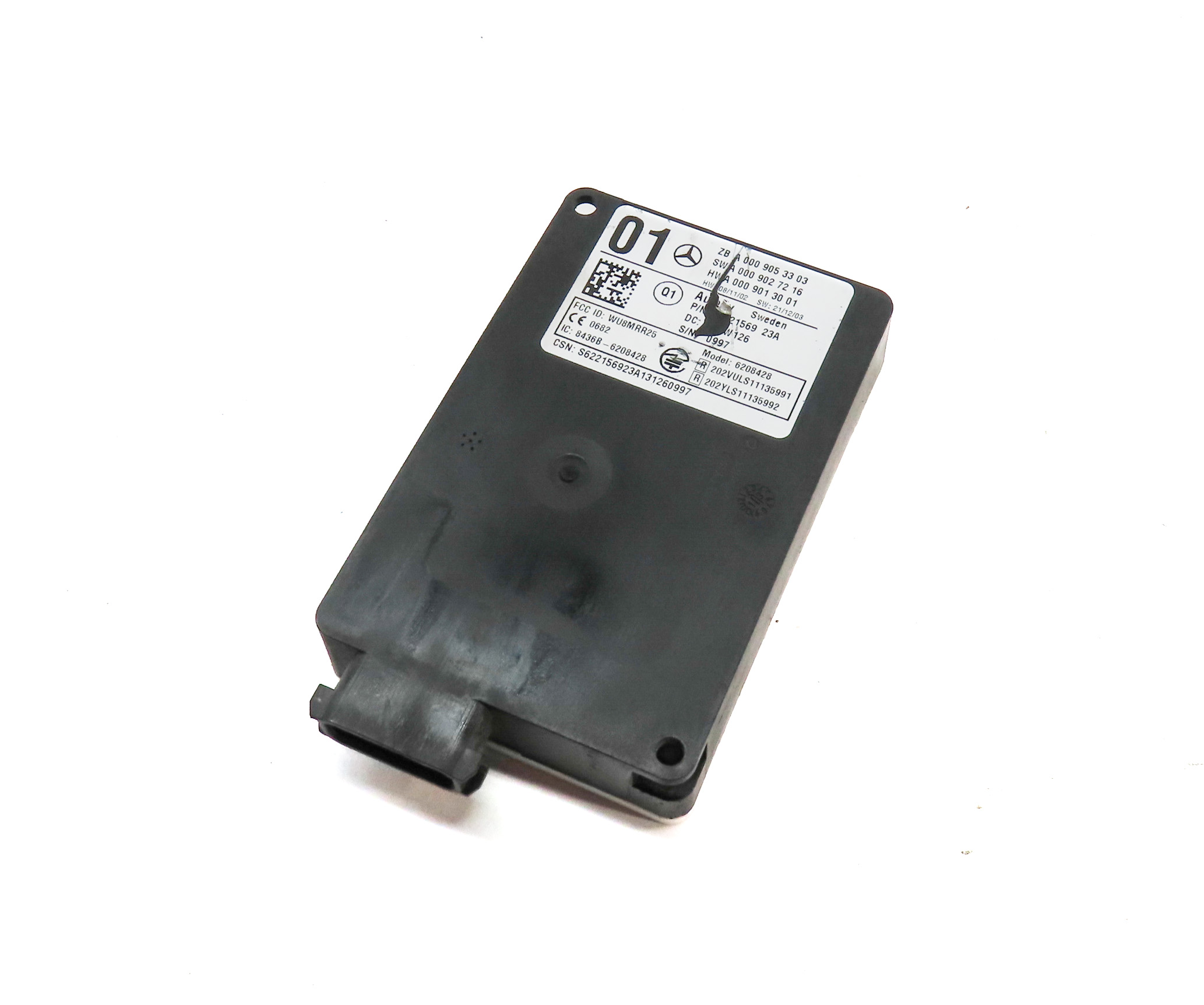 2013 MERCEDES ML350 (W166) REAR DRIVER ASSIST BLIND SPOT RADAR SENSOR MODULE — exact item pictured